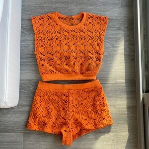 COPY - Zara Crochet Matching Set Size Small